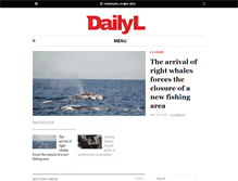 Tablet Screenshot of dailyl.com